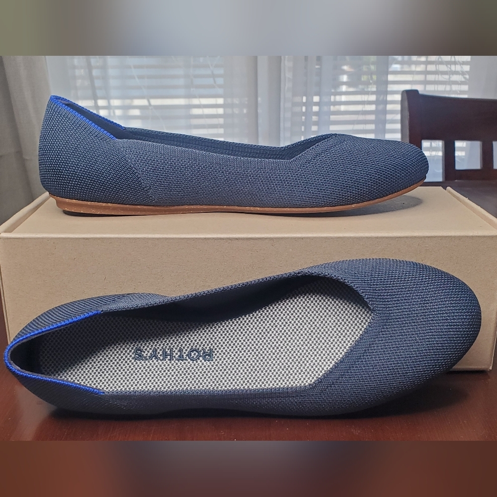 ROTHY'S THE FLAT SQUARE NAVY - Picture 2 of 9